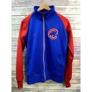 Chicago Cubs Nike Zip up Jacket Size Medium Thick 3D embroidery